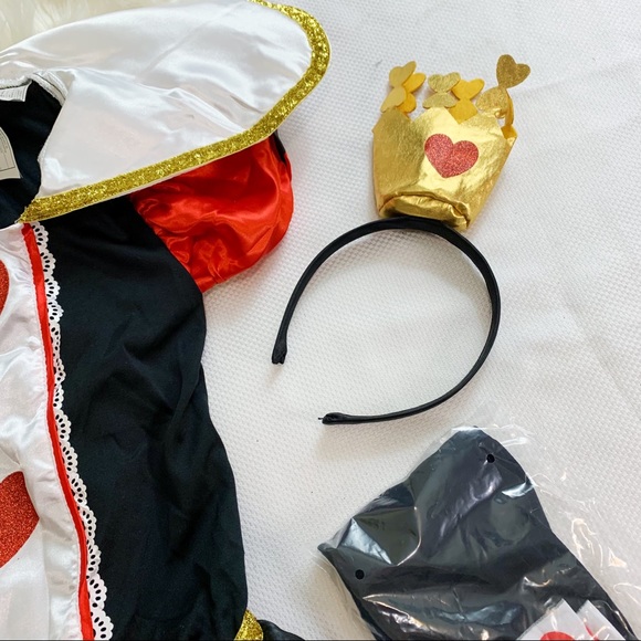 Queen of Hearts Child’s Costume NWT medium 8/10 - Picture 8 of 10